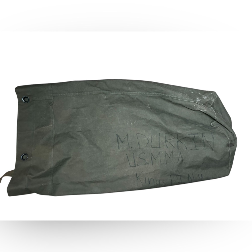 U.S Military Canvas Duffle Bag United States Merchant Marine Academy